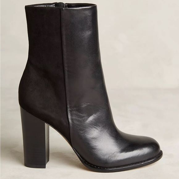 Sam Edelman Reyes Black Leather Ankle  Boots, size 10 - Picture 2 of 13